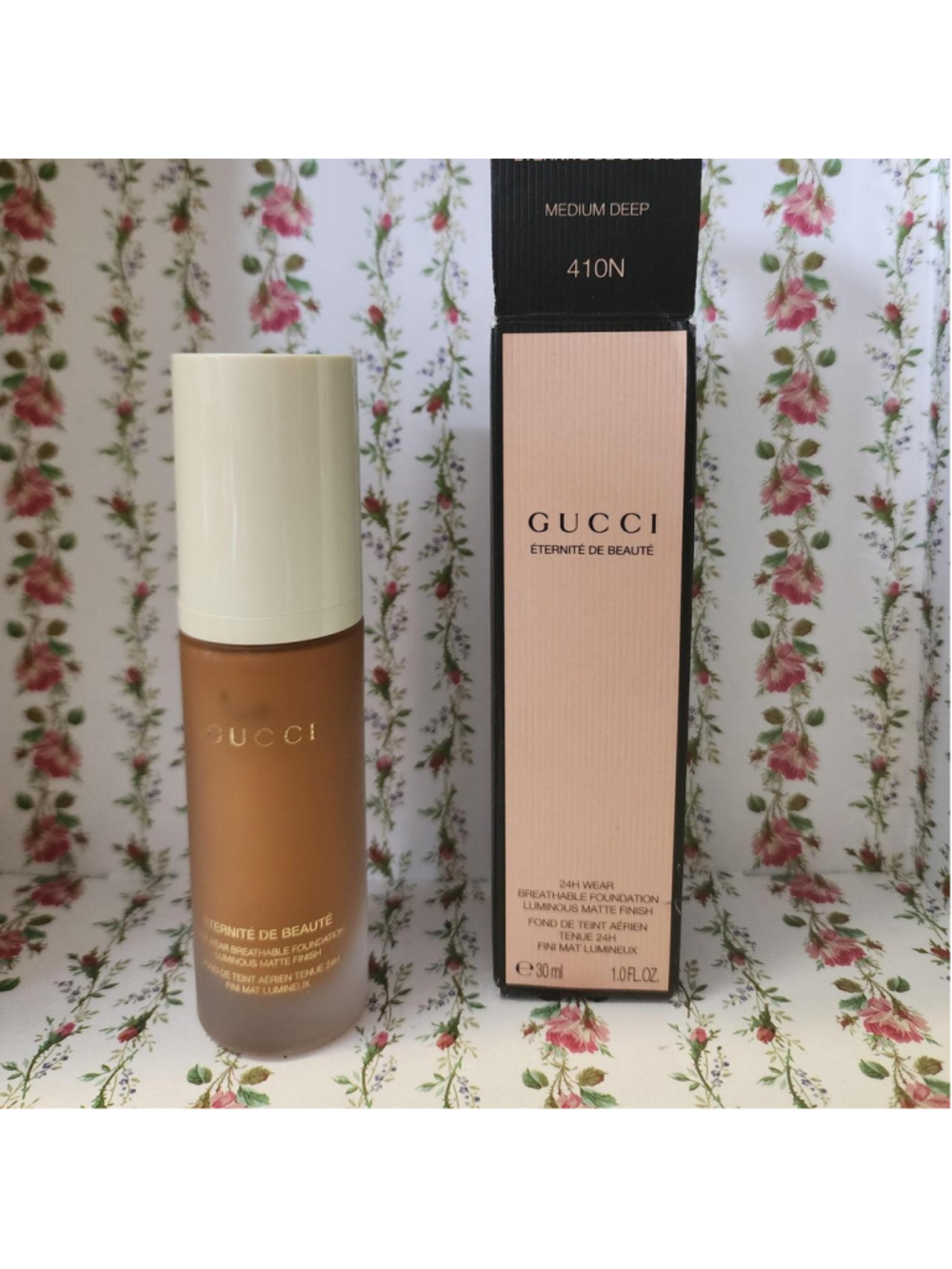 Gucci Eternity De Beaute Foundation 410N Medium Deep
#gucci #foundation